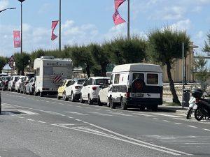 Camper in sosta terrazza mascagni livorno