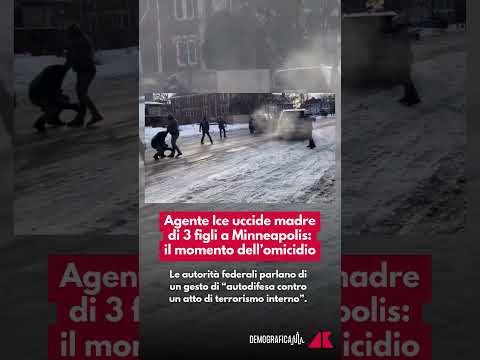 Agente Ice uccide madre di 3 figli a Minneapolis: il momento dell’omicidio
