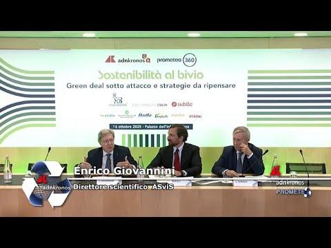 Sostenibilità: Giovannini (ASviS), ‘Il Green deal non è strategia ambientalista’