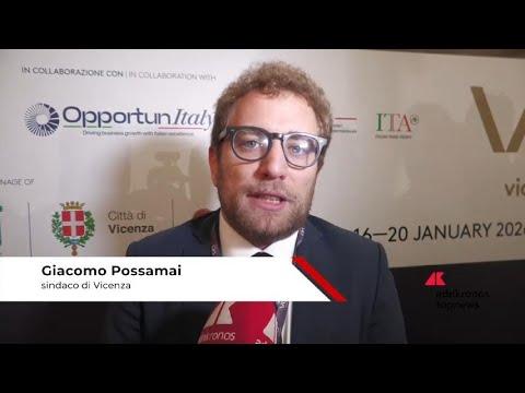 Vicenzaoro January 2026: sindaco Possamai, ‘più grande vetrina internazionale del settore’