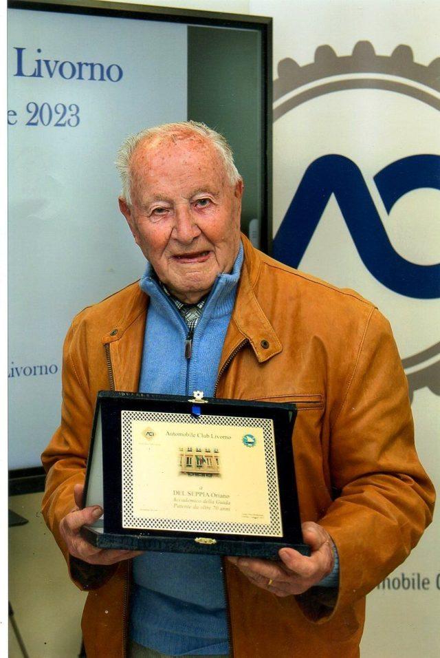 centenario oriano del seppia premiazione aci
