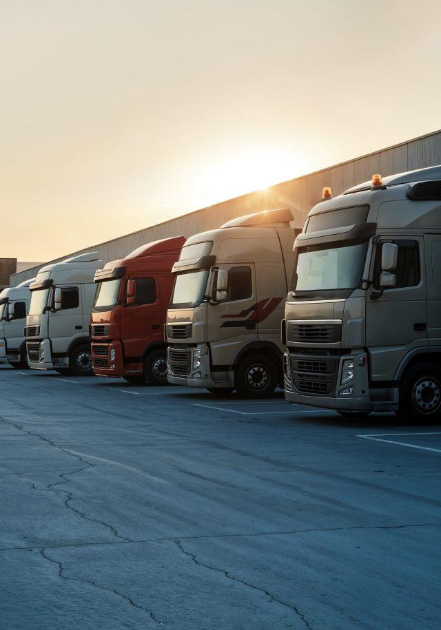 camionetti-parcheggiati-al-tramonto camion