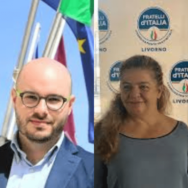 i consiglieri Fratelli d'Italia Perini e Amadio