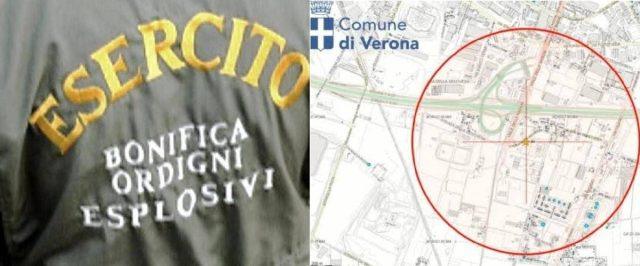 Bomba day a Verona, domenica chiuse A4 e tangenziale per disinnesco ordigno bellico