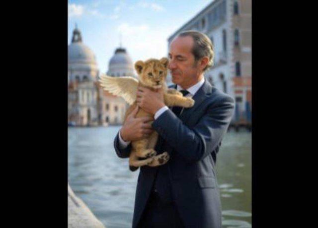 Veneto, Zaia lancia la sua campagna elettorale social con un leoncino creato dall’AI