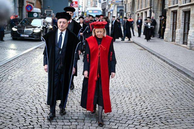 “L’ordine globale è fallito”, il discorso integrale di Mario Draghi all’Università di Lovanio