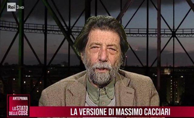 Iran, Cacciari e l’analisi in tv: “Verso terza guerra mondiale e Europa non esiste”