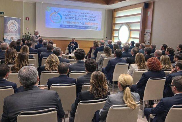 La Direzione Nazionale di Meritocrazia Italia a Milano, ‘L’Ordinamento sportivo alla luce art. 33 Costituzione’