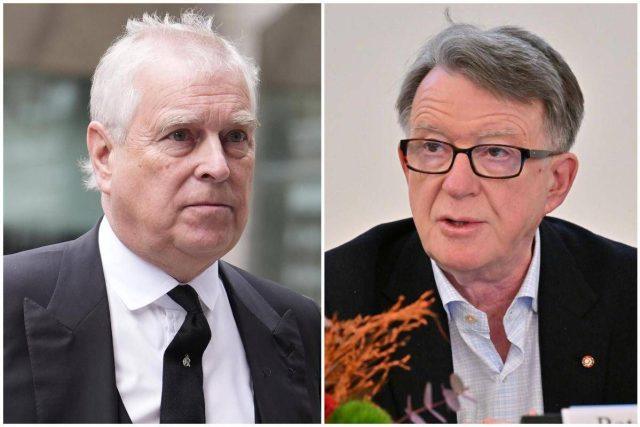 L’ex principe Andrea e Mandelson in accappatoio con Epstein, spunta la prima foto insieme