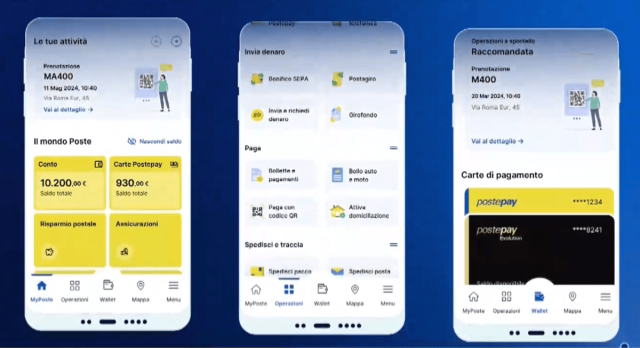 Poste Italiane, l’app ‘P’ supera 4 mln utenti giornalieri