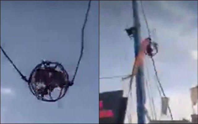 Incidente al luna park di Siviglia: il cavo si spezza, la cabina precipita