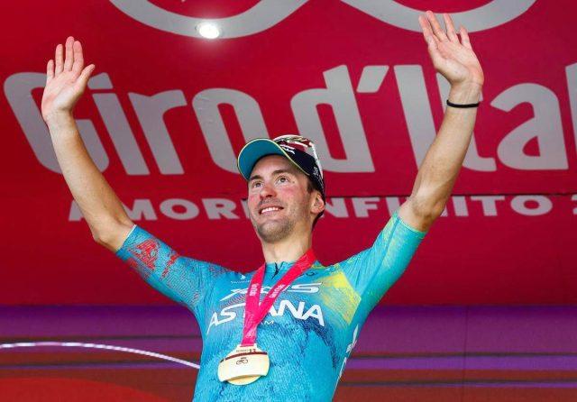 Giro d’Italia, Bettiol vince la 13esima tappa: Eulalio sempre in rosa