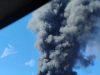 Maxi incendio alla Delca a Pisa