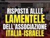 Potere al Popolo risponde all’assicurazione Italia Israele