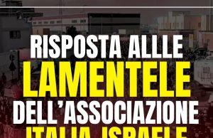 Potere al Popolo risponde all’assicurazione Italia Israele