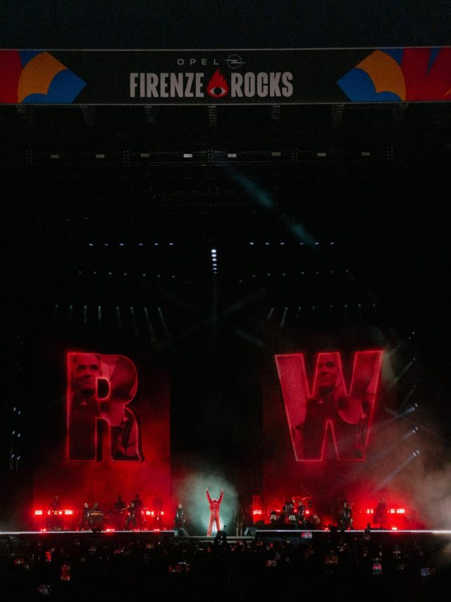 Firenze Rocks canta con Robbie Williams, oltre 20mila fan per una notte di pop, ironia e emozioni