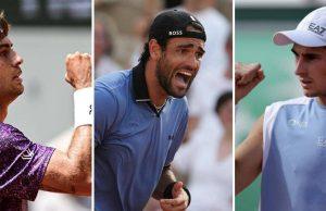 Roland Garros, tris azzurro ai quarti: Cobolli, Berrettini e Arnaldi avanti tutta