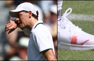 Sinner: “Scarpa insanguinata? Era solo un’unghia…”