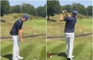 Sinner prepara Wimbledon giocando (male) a golf