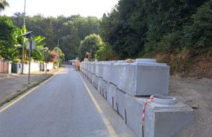 Al via i lavori di consolidamento della scarpata lungo la via della Cerreta a Nugola